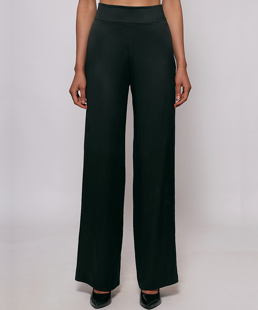 Black Silk Trousers - Refined Revolution